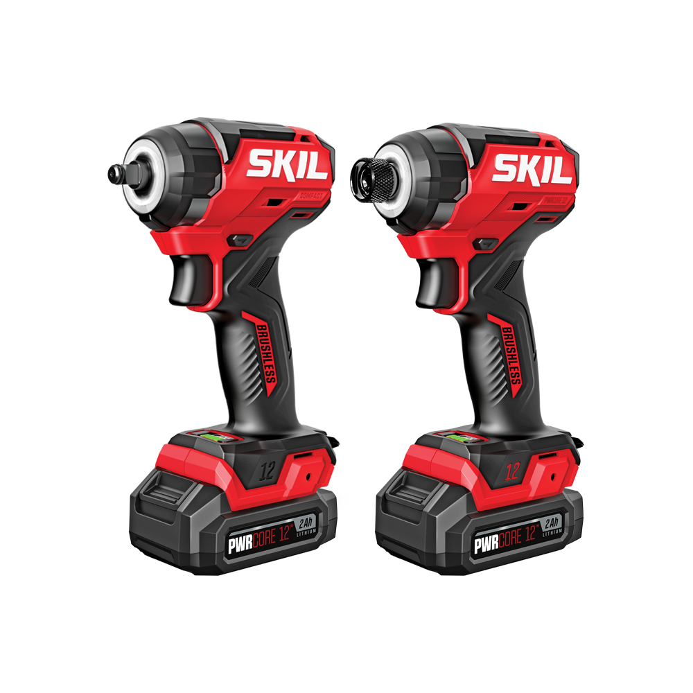 12V 임팩트 렌치 & 드라이버 콤보 세트